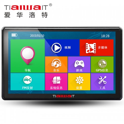 【TiaiwaiT】M8裝凱立德汽車(chē)導(dǎo)航儀便攜式7寸貨車(chē)載GPS導(dǎo)航儀電子測(cè)速狗一體機(jī)